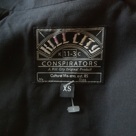 Kill City Tailored Fringe Back Vest NWOT - Picture 8 of 9